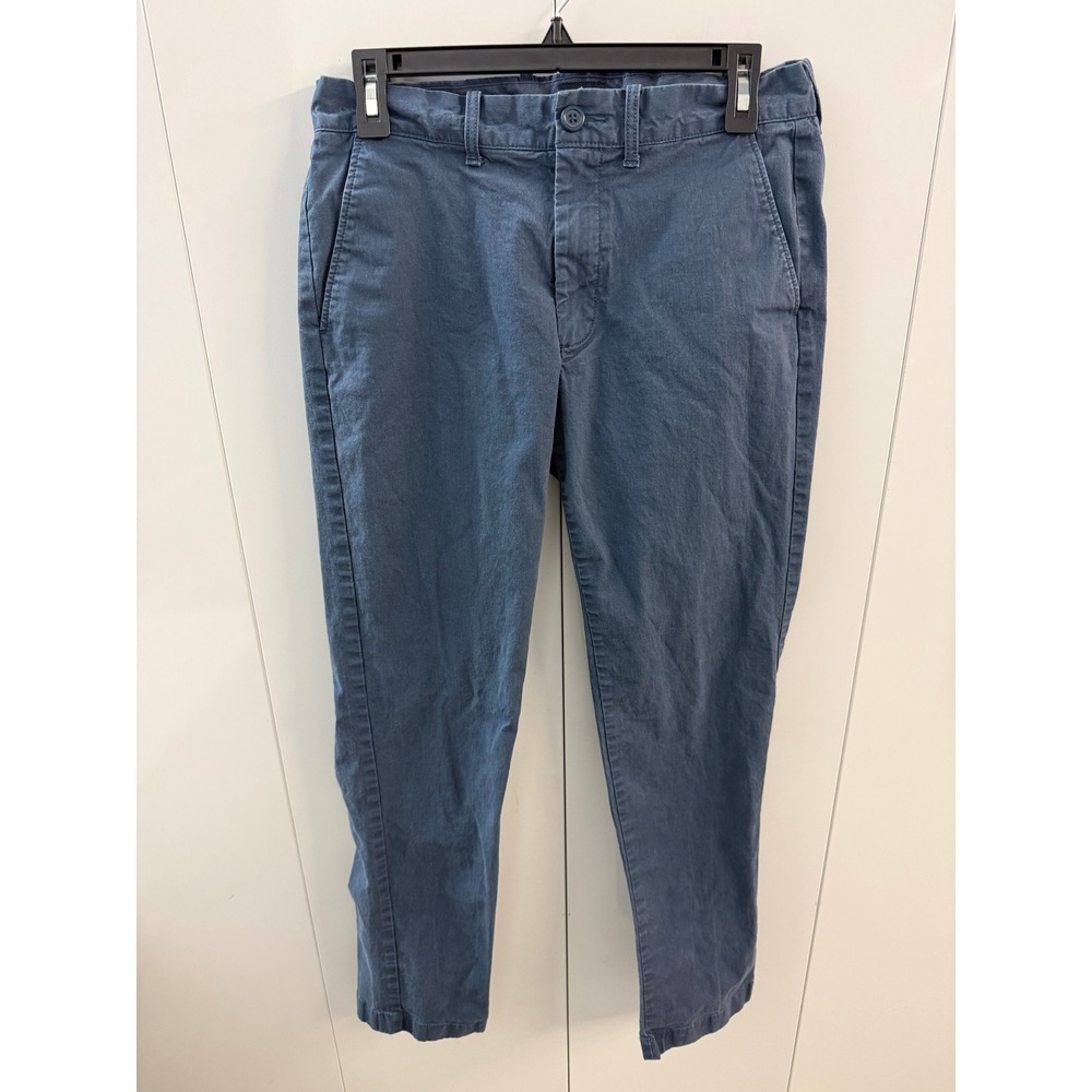 J.Crew Flex Sutton Chino Pants Mens 30x32 Slim Fit Slate Blue Stretch Cotton